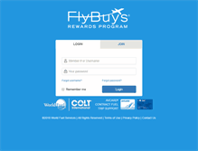 Tablet Screenshot of flybuysprogram.com